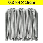 Kaapl - agrafes de jardin de type u, piquets de tube de clture robustes, broches sod, pointe de paysage ...