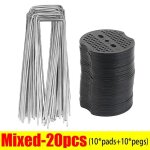 Kaapl - agrafes de jardin de type u, piquets de tube de clture robustes, broches sod, pointe de paysage ...
