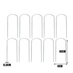 Kaapl - piquets de jardin de fixation en forme de u, 10 / 50 pices, pointes de fixation, piquets de ...