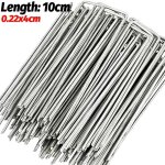 Kaapl - piquets de tube de clture robustes, epingles a sod, agrafes de jardin de type u, pointe de paysage ...