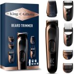 Kakyl - gillette king c tondeuse electrique pour hommes, sans fil avec lames afftes inusables, tte ...