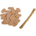 Kal - lot de 104 pices - fixations pvc pour brise - vue et canisse, rsistant aux intempries - clips ...