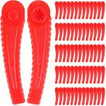 Kal - lot de 120 lames de rechange en plastique pour coupe - bordure bosch art23 - 18li art26 - 18li, ... Kal - lot de 120 lames de rechange en plastique pour coupe - bordure bosch art23 - 18li art26 - 18li, ...