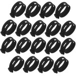 Kal - 20 pices conteneur de cble de donnes liens rutilisables sangles de fixation rutilisables gestionnai ...