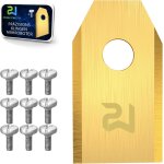 Kal - ® - lot de 30 couteaux de rechange pour tondeuses a gazon, compatible avec husqvarna / gardena ... Kal - ® - lot de 30 couteaux de rechange pour tondeuses a gazon, compatible avec husqvarna / gardena ...