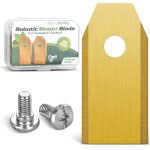 Kal - lot de 36 lame robot tondeuse, lames de rechange en acier inoxydable et titane avec vis, accessoires ... Kal - lot de 36 lame robot tondeuse, lames de rechange en acier inoxydable et titane avec vis, accessoires ...