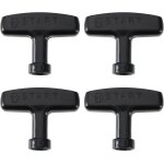 Kal - lot de 4 poignes de dmarrage pour moteur a essence, poigne universelle, pices de dmarrage, ...