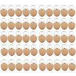 Kal - 50pcs porte - cls vierge en forme de coeur en bois en forme de coeur porte - cls etiquette anti ...