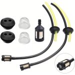 Kal - 7 pices kit universel filtre a essence, durite essence, joint en caoutchouc, dbroussailleuse ...