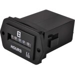 Kal - analogique compteur horaire, ac 110 v a 250 v, nombre total d'heures pour l'entretien, stockage ...