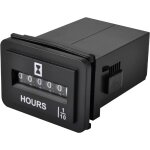 Kal - analogique compteur horaire, ac 110 v a 250 v, nombre total d'heures pour l'entretien, stockage ...