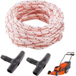 Kal - câble de démarrage, 10 m, avec 2 poignées, accessoires de rechange, pièces de rechange pour tondeuse ... Kal - câble de démarrage, 10 m, avec 2 poignées, accessoires de rechange, pièces de rechange pour tondeuse ...
