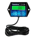Kal - compteur horaire de tachymtre a rtroclairage numrique, heures rinitialisables, batterie remplaable ...