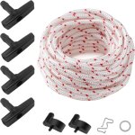 Kal - corde lanceur, corde lanceur tondeuse 10mx4mm, corde de démarrage nylon, corde de lanceur avec ... Kal - corde lanceur, corde lanceur tondeuse 10mx4mm, corde de démarrage nylon, corde de lanceur avec ...