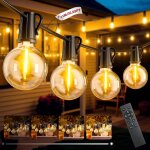 Kal - guirlande lumineuse exterieure, 11m / 36ft guirlande guinguette exterieur avec 15 + 1 g40 ampoules, ... Kal - guirlande lumineuse exterieure, 11m / 36ft guirlande guinguette exterieur avec 15 + 1 g40 ampoules, ...