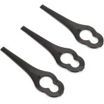 Kal - lame de coupe d'herbe, pièces de tondeuse a gazon de lames de coupe - herbe 50pcs pour alm 28 30(noir) ... Kal - lame de coupe d'herbe, pièces de tondeuse a gazon de lames de coupe - herbe 50pcs pour alm 28 30(noir) ...