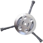 Kal - roue de tondeuse a gazon 1 pice, accessoires de dbroussailleuse, accessoires de tonte de jardin, ...