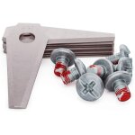 Kal - set de lames tondeuse lames de rechange en acier inoxydable renforc compatibles avec bosch indego ...