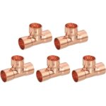 Kalanka - 1 / 2 - pouce x 1 / 2 - pouce x 1 / 2 - pouce cuivre rduction tee cuivre pression tuyau raccord ...