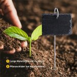 Kalanka - lot de 10 etiquettes pour plantes en ardoise pour etiqueter les plantes  panneaux en ardoise ...