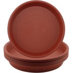 Kalanka - lot de 10 soucoupes rondes en plastique de 30 cm pour pot de fleurs - pour intrieur et extrieur ...