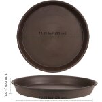 Kalanka - lot de 10 soucoupes rondes en plastique de 30 cm pour pot de fleurs - rsistantes et paisses ...