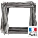 Kalanka - lot de 100 agrafes de paillage Ø 4mm biseautées acier cranté 20x20x20cm & 100 agrafes paillage ... Kalanka - lot de 100 agrafes de paillage Ø 4mm biseautées acier cranté 20x20x20cm & 100 agrafes paillage ...