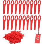 Kalanka - lot de 100 lames de rechange en plastique pour coupe - bordure rouge lames de tondeuse lame ... Kalanka - lot de 100 lames de rechange en plastique pour coupe - bordure rouge lames de tondeuse lame ...