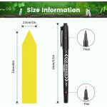 Kalanka - 100 pieces 15x2. 5cm grand etiquette pour plantes, etiquette jardin, etiquettes potager plantation, ...