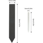 Kalanka - 10pz 20x3cm etiquettes plantes en ardoise pour plantes, etiquettes jardin exterieur avec stylo, ...