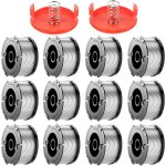 Kalanka - 12 bobine de fil de rechange, 1. 65 mm, 9. 14 m, bobine fil coupe bordure, compatible avec ... Kalanka - 12 bobine de fil de rechange, 1. 65 mm, 9. 14 m, bobine fil coupe bordure, compatible avec ...