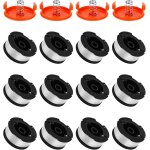 Kalanka - 12 pack bobine fil coupe bordure compatible avec black et decker coupe bordures, a6481 a6485 ...