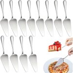 Kalanka - 12 pcs pelle � tarte en acier inoxydable, serveur de tarte en acier inoxydable, pelle � g�teau ...