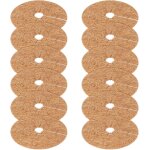 Kalanka - 12 pices tapis de coco plantes, 20cm disque de protection plante, tapis de noix de coco disque ...