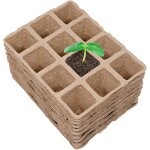 Kalanka - lot de 12 pots de culture, plateau de démarrage pour le jardin, le potager et les serres, bac ... Kalanka - lot de 12 pots de culture, plateau de démarrage pour le jardin, le potager et les serres, bac ...