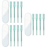 Kalanka - lot de 12 tondeuses manuelles double face 2 en 1 avec pelle d'oreille, couteau portable rotatif ...