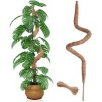 Kalanka - 120 cm poteau en mousse flexible pour plantes monstera, grands poteaux en mousse pour plantes ...