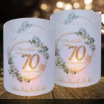 Kalanka - lot de 16 photophores pour 70e anniversaire - décoration de table happy birthday pour hommes ... Kalanka - lot de 16 photophores pour 70e anniversaire - décoration de table happy birthday pour hommes ...