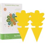 Kalanka - lot de 18 piges collants jaunes pour attrape - moustiques - pour attrape - plantes - pour ...