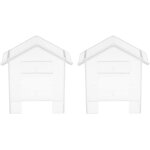 Kalanka - lot de 2 caches de sonnette d'extérieur transparents ¿ protection en plastique etanche pour ... Kalanka - lot de 2 caches de sonnette d'extérieur transparents ¿ protection en plastique etanche pour ...