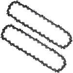 Kalanka - lot de 2 chanes de trononneuse 20 cm 3 / 8  1, 1 mm 33 tg, compatibles avec ryobi opp1820 ...
