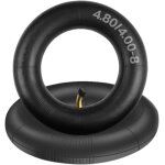 Kalanka - lot de 2 chambres  air 4. 80 / 4. 00 - 8 avec tige de valve incurve tr87 4. 80 - 8 pour tondeuse ...