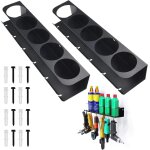 Kalanka - lot de 2 etagres pour bouteilles pulvrisateurs, 2 support mural pour flacons pulvrisateurs, ...