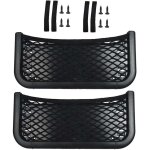 Kalanka - lot de 2 filets de rangement elastiques pour voiture, sac de rangement elastique pour voiture, ...