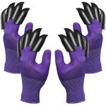Kalanka - lot de 2 paires de gants de jardin avec griffes, gants de jardinage imperméables pour homme ... Kalanka - lot de 2 paires de gants de jardin avec griffes, gants de jardinage imperméables pour homme ...