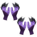 Kalanka - 2 paires gants de jardinage, avec griffes gants de jardinage imperm�ables pour creuser et planter, ...