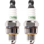 Kalanka - 2 pices bougies d'allumage cmr6a, tondeuse bougie d'allumage, bougie d'allumage borne solide ...