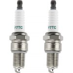 Kalanka - 2 pices bougies d'allumage f7tc, tondeuse bougie d'allumage, bougie d'allumage borne solide ...