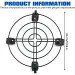 Kalanka - 2 pices chariot pour plantes en mtal, 32 cm planche a roulettes pour plantes, panier a plantes ...