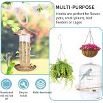 Kalanka - 2 pièces crochets de suspension muraux, crochet suspension plante, supports de panier à suspendre, ... Kalanka - 2 pièces crochets de suspension muraux, crochet suspension plante, supports de panier à suspendre, ...